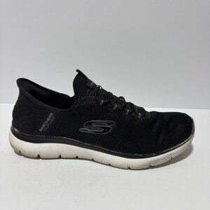 Skechers Men’s Hands Free Slip Ins - High Range Sneakers Black, Size 10.5M
